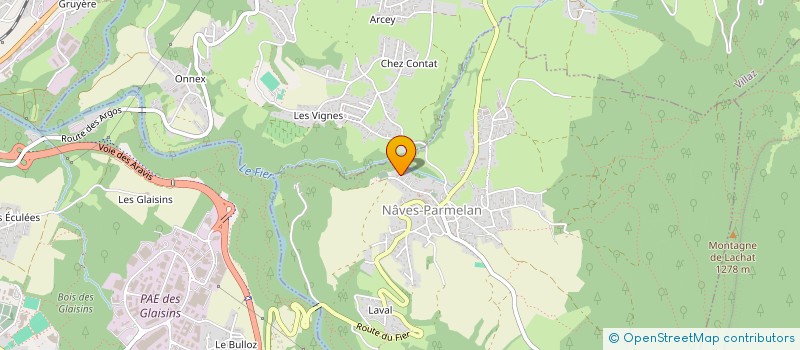 localisation de l'entreprise NOXIE 3D  NAVES-PARMELAN