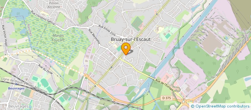 localisation de l'entreprise NOXILEC à BRUAY-SUR-L'ESCAUT