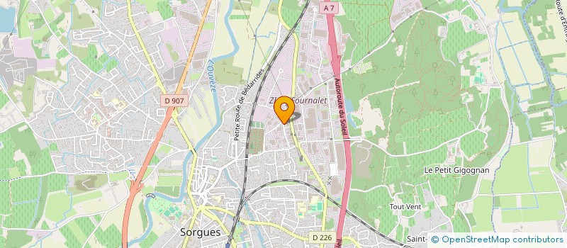 localisation de l'entreprise NOXIMAL à SORGUES