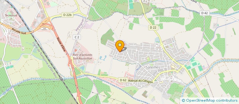 localisation de l'entreprise NOXIS 1  SALEILLES