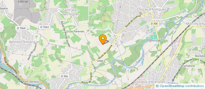 localisation de l'entreprise NOXIS CREATION  CHAZAY-D'AZERGUES