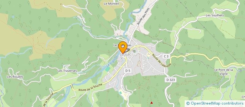 localisation de l'entreprise NOYA  LALEVADE D'ARDECHE