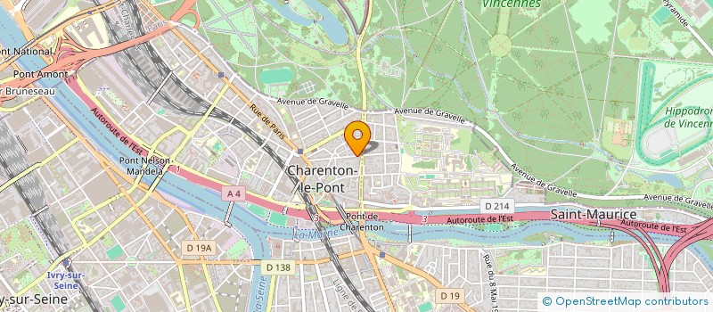 localisation de l'entreprise NOYA  CHARENTON-LE-PONT