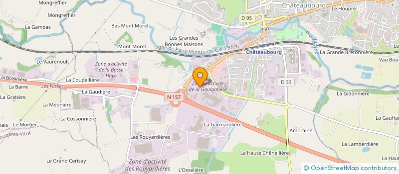 localisation de l'entreprise NOYA  CHATEAUBOURG