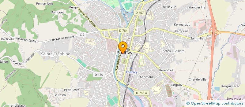 localisation de l'entreprise NOYAL  PONTIVY