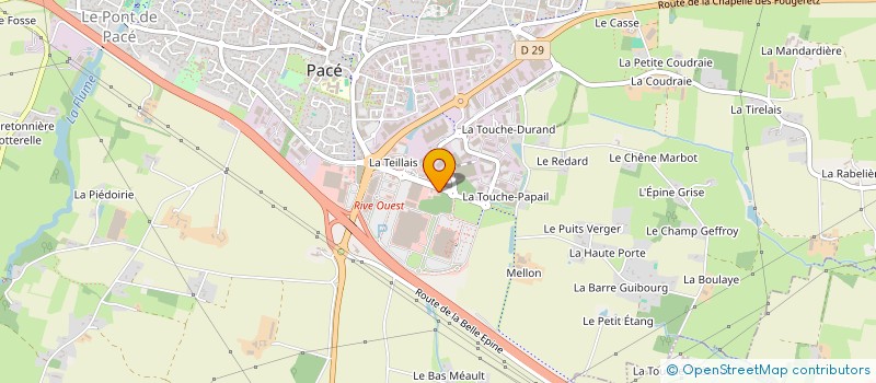 localisation de l'entreprise NOYAL-PONTIVY ONE à PACE