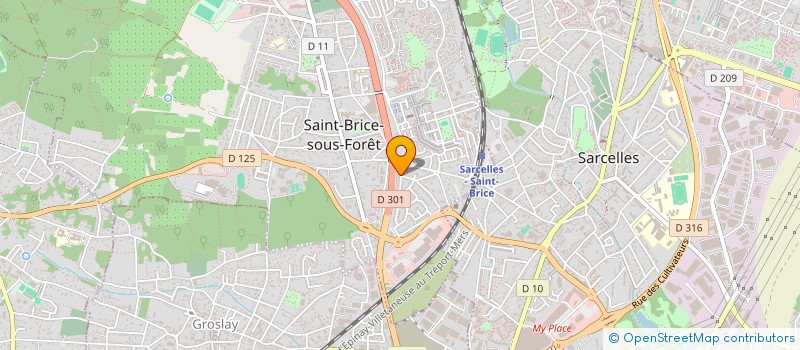 localisation de l'entreprise NOYATH à SAINT-BRICE-SOUS-FORET