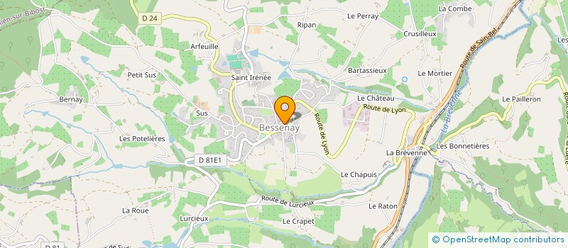 localisation de l'entreprise NOYAU 2 BESSENAY  BESSENAY