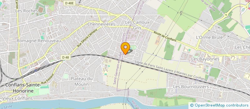 localisation de l'entreprise NOYE LAURA ET CLARA  HERBLAY-SUR-SEINE