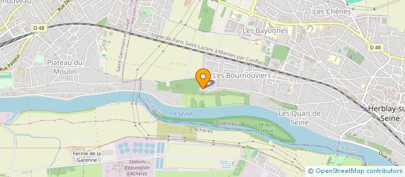 localisation de l'entreprise NOYE PHILIPPE ET BOZENA  HERBLAY-SUR-SEINE