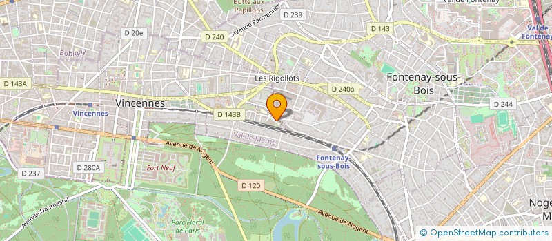 localisation de l'entreprise NOYEAUX PRODUCTION  VINCENNES