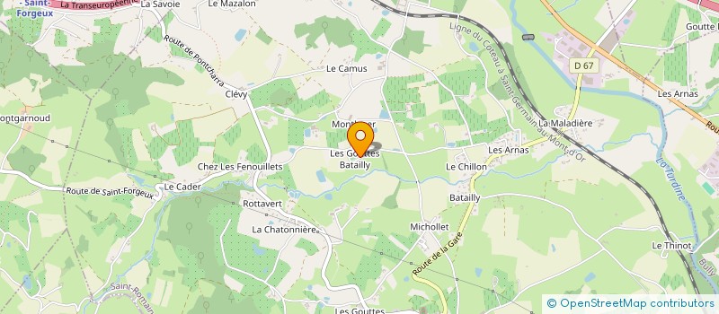 localisation de l'entreprise NOYEL DENIS  SAINT-ROMAIN-DE-POPEY