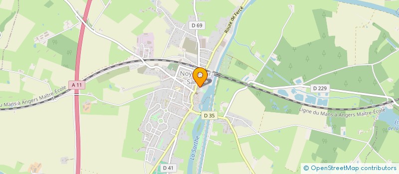 localisation de l'entreprise NOYEN EN CHOEUR  NOYEN-SUR-SARTHE