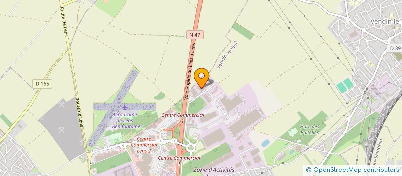 localisation de l'entreprise NOYER SAFIA à VENDIN-LE-VIEIL