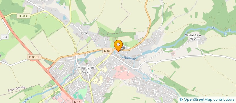 localisation de l'entreprise NOYER SOUS LE CHARME  MAGNY-EN-VEXIN