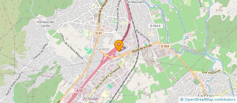 localisation de l'entreprise NOYERS ET MERISIERS DE FRANCE à LA FARLEDE