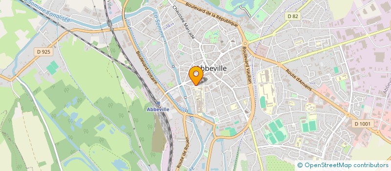 localisation de l'entreprise NOYON ASSOCIES à ABBEVILLE