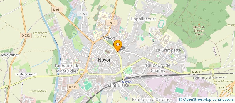 localisation de l'entreprise NOYON ETANCH à NOYON