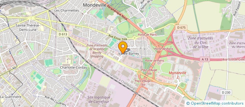 localisation de l'entreprise NOYON INVEST à MONDEVILLE