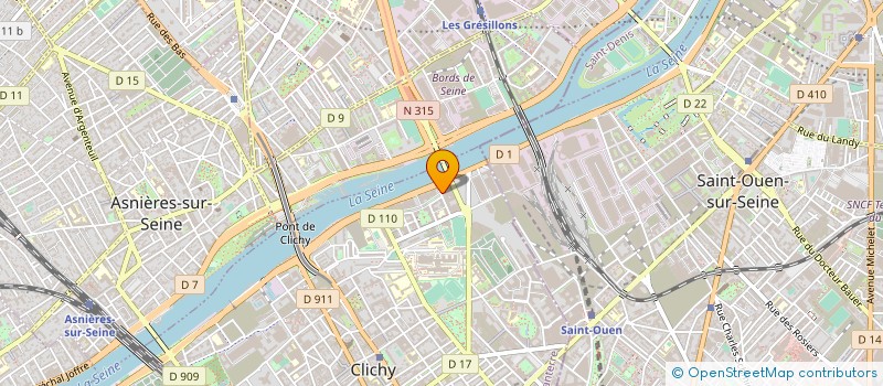 localisation de l'entreprise NOYONDIS à CLICHY
