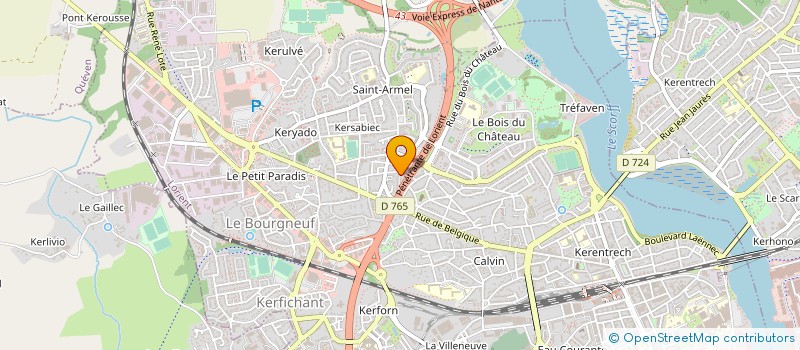 localisation de l'entreprise NOZ IMAGES à LORIENT