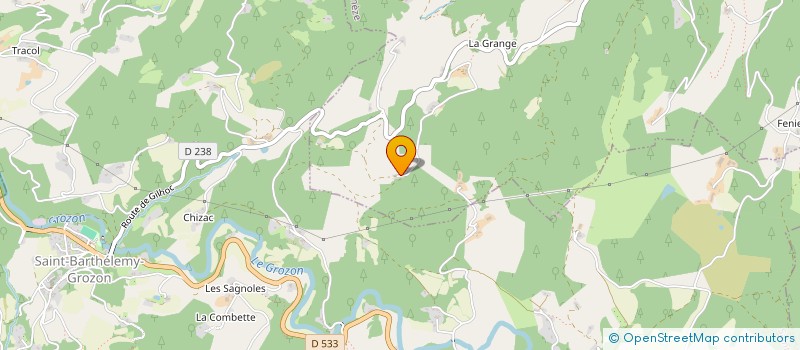 localisation de l'entreprise NOZ-INFOS  NOZIERES