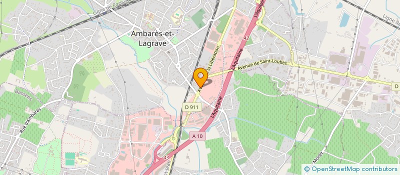 localisation de l'entreprise NOZA BATIMENT  AMBARES-ET-LAGRAVE