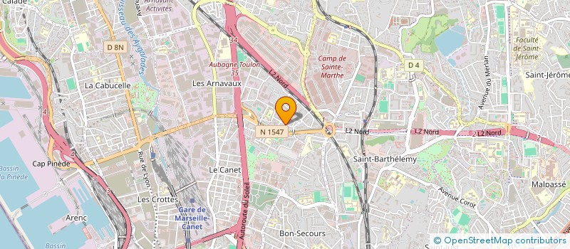 localisation de l'entreprise NOZAMI IMMOBILIER à MARSEILLE