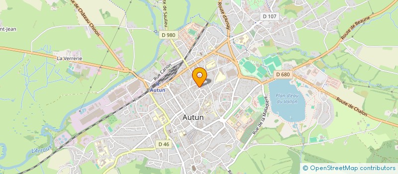 localisation de l'entreprise NOZERET à AUTUN
