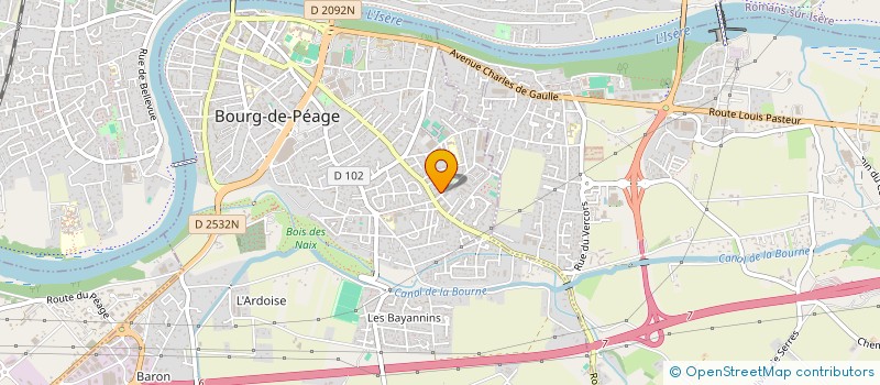 localisation de l'entreprise NOZEROY  BOURG-DE-PEAGE