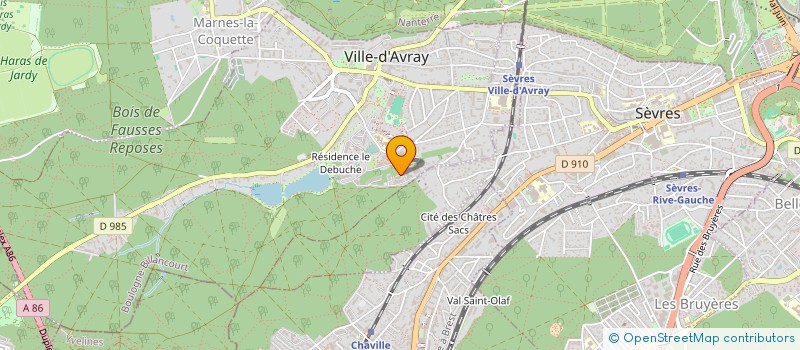 localisation de l'entreprise NOZIA GROUPE  VILLE-D'AVRAY