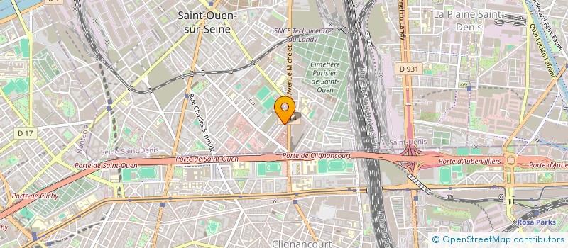 localisation de l'entreprise NOZIER TAXIS à SAINT-OUEN-SUR-SEINE