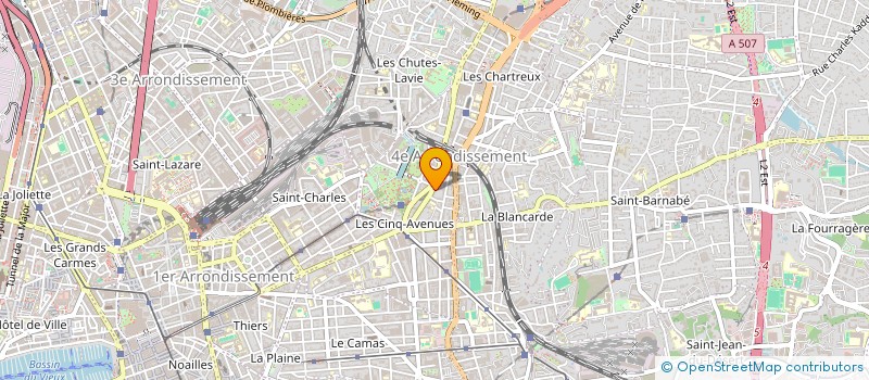 localisation de l'entreprise NOZIKA à MARSEILLE