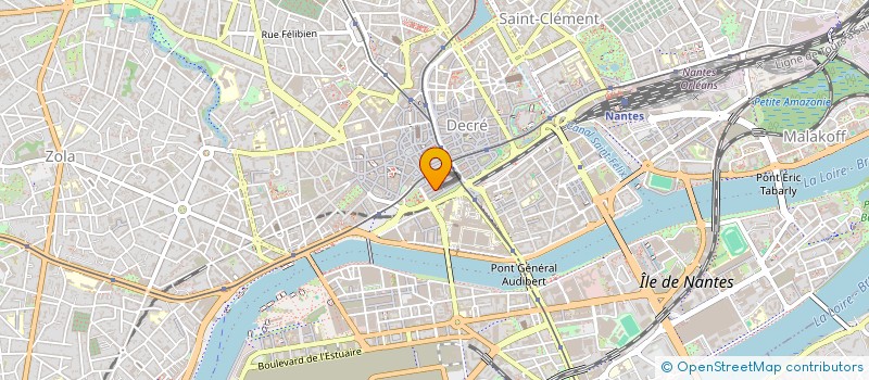 localisation de l'entreprise NOZO à NANTES