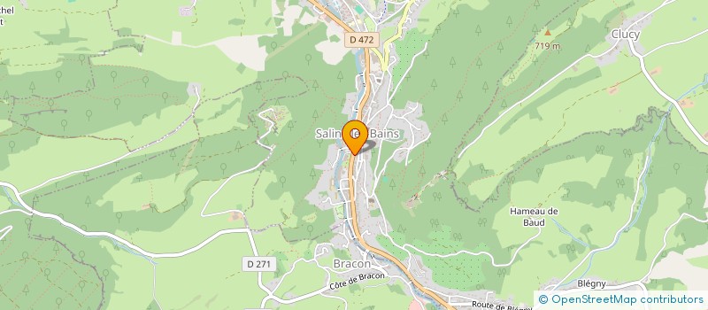 localisation de l'entreprise NOZO  SALINS-LES-BAINS