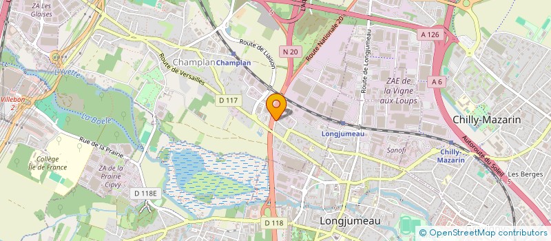 localisation de l'entreprise NP  CHAMPLAN