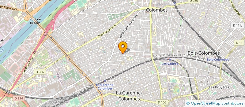 localisation de l'entreprise NP & A à COLOMBES