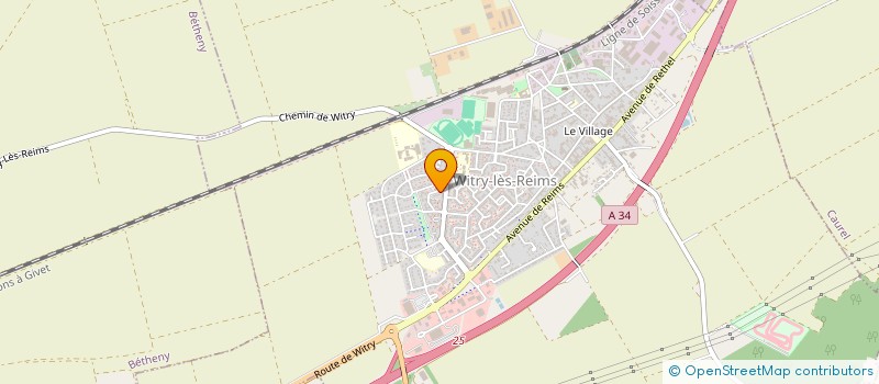localisation de l'entreprise NP AGENCEMENTS à WITRY-LES-REIMS