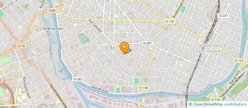 localisation de l'entreprise NP BAT à ST MAUR DES FOSSES