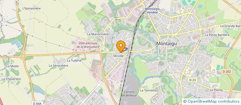 localisation de l'entreprise NP BUSINESS à MONTAIGU-VENDEE