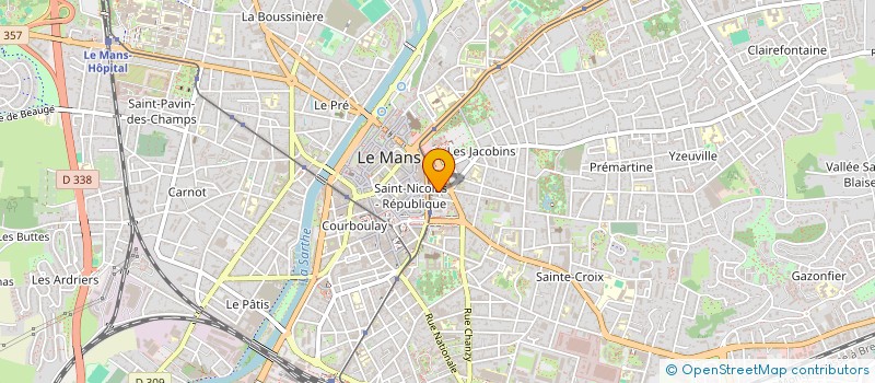 localisation de l'entreprise NP.COM à LE MANS