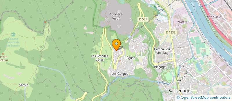 localisation de l'entreprise NP COMPTA à SAINT-ISMIER