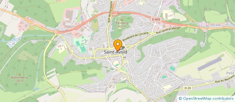 localisation de l'entreprise NP CONCEPT  SAINT-AVOLD