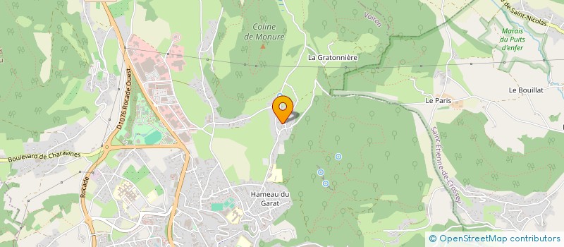 localisation de l'entreprise NP CONCEPT  VOIRON