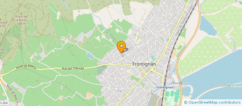 localisation de l'entreprise NP CONCEPT à FRONTIGNAN