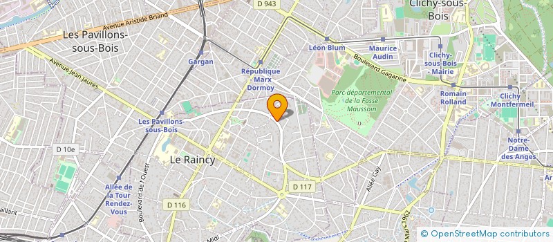localisation de l'entreprise NP CONTRACTING  LE RAINCY