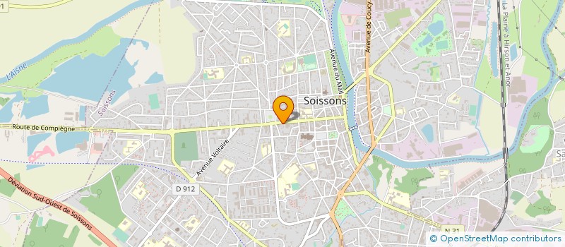 localisation de l'entreprise NP ENTREPRISE à SOISSONS