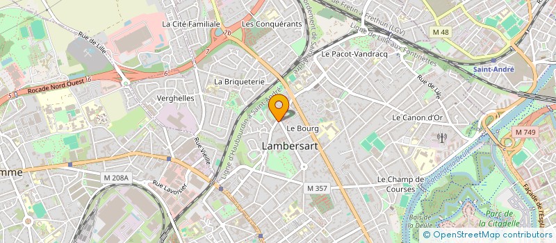 localisation de l'entreprise NP FRITERIE à LAMBERSART