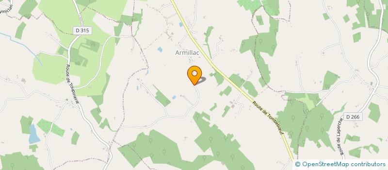 localisation de l'entreprise NP FROID CLIM SERVICE  ARMILLAC