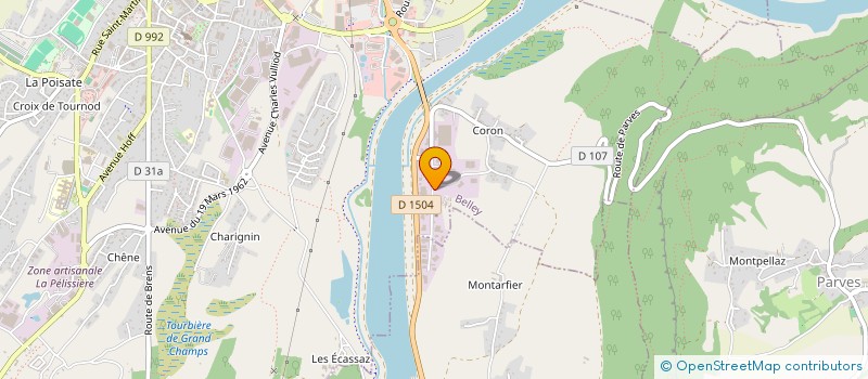 localisation de l'entreprise NP IMMOBILIER  BELLEY